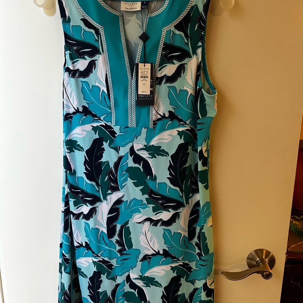 Talbots cabana dress nwt